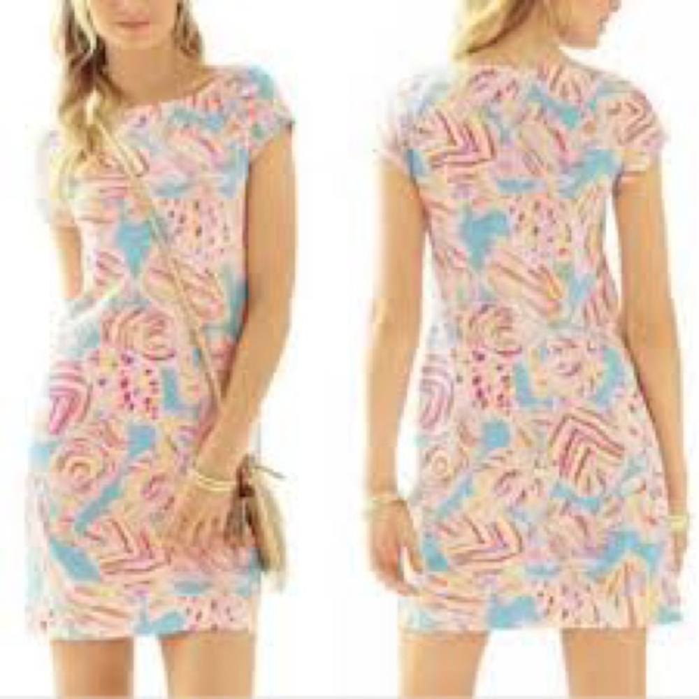 Lilly Pulitzer Loren Dress Breakwater Blue Tini Bikiini - Size XL